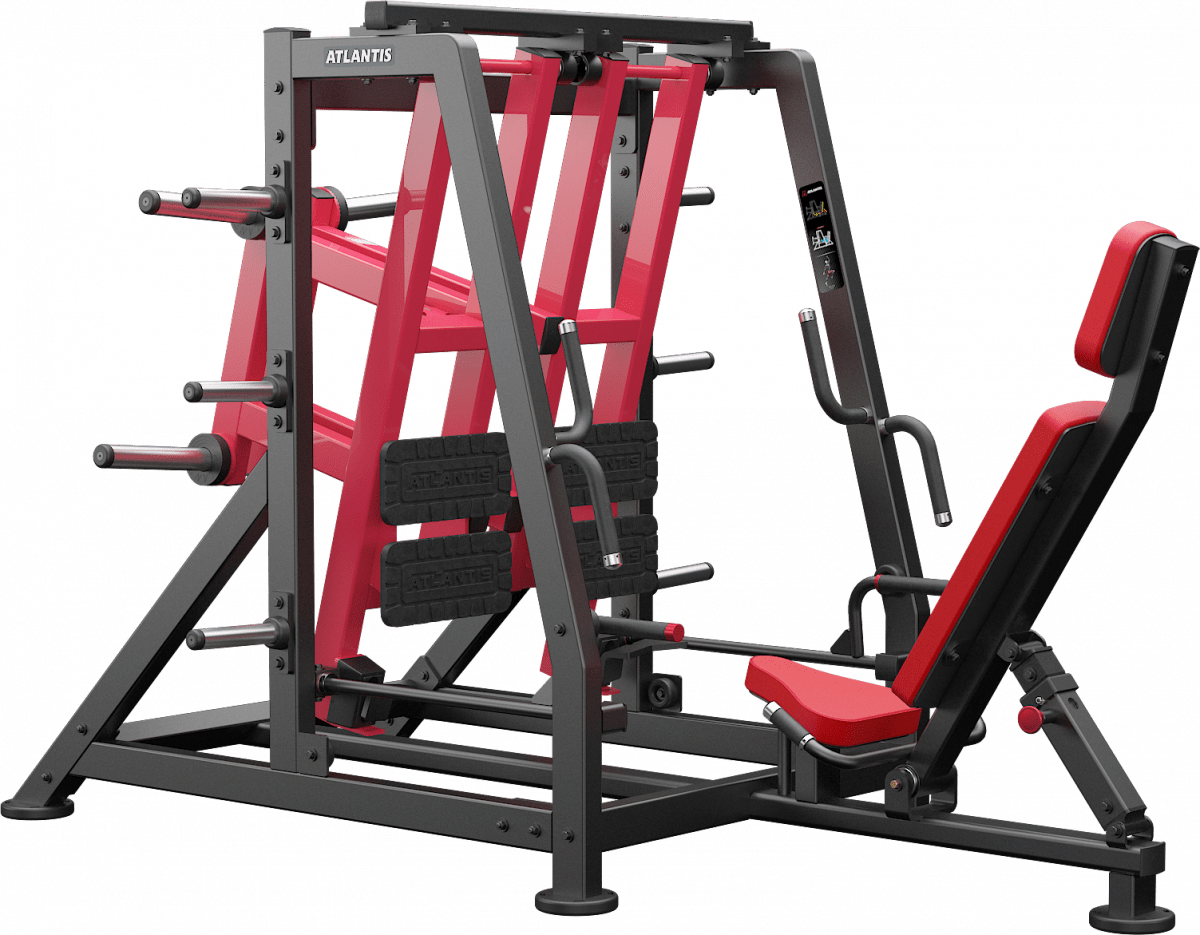ATLANTIS Unilateral Leg Press Machine - Heavy Duty Gym Equipment for Home & Commercial Use - Perfect for Leg Workouts, Strength Training & Muscle Building