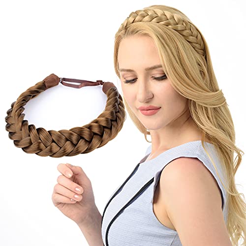 Two Strand Braided Headband for Women - Stylish Hair Accessory for Workouts, Yoga, and Everyday Wear