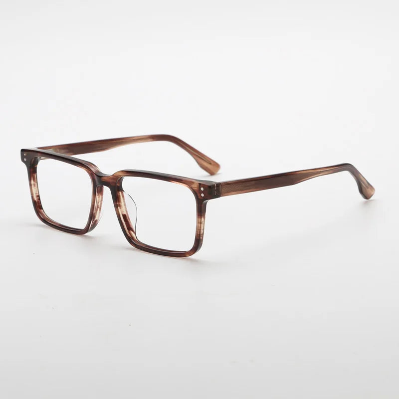 Stylish Black Unisex Square Acetate Eyeglasses BM118 - Perfect for Work, Reading & Fashion Accessories