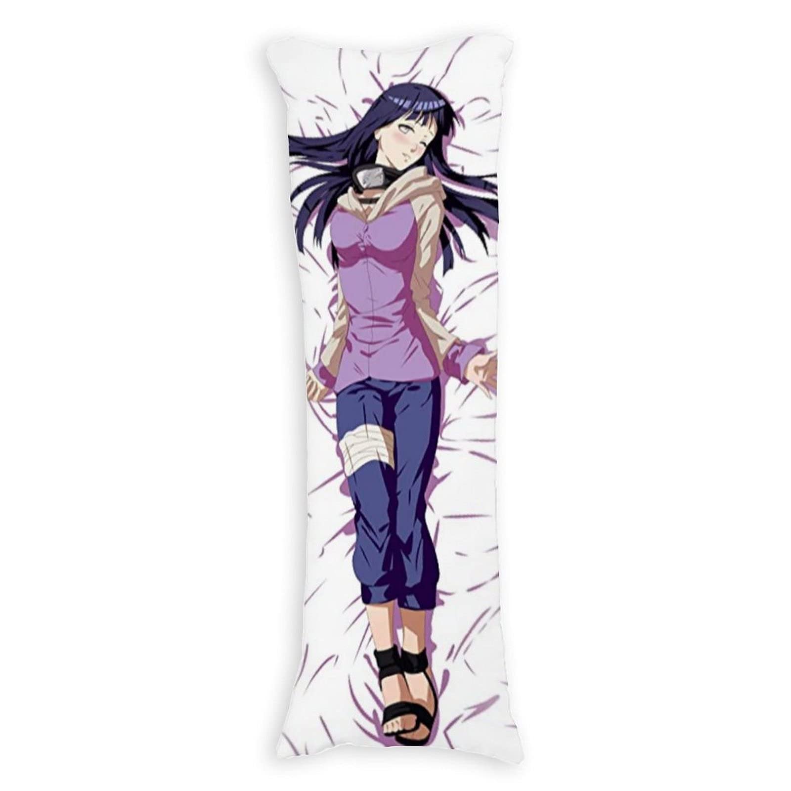 Anime Girl Body Pillow Cover 20x54 Inches - Soft Decorative Long Backrest Cushion Protector for Adults | Perfect for Cosplay, Anime Fans & Home Decor