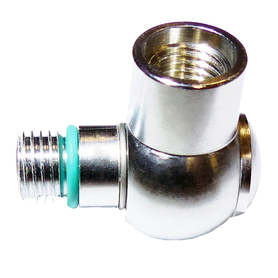 Beaver 7/16 UNF 90 Degree High Pressure Hydraulic Hose Adapter Fitting - Compatible with Tractors, Excavators & Heavy Equipment