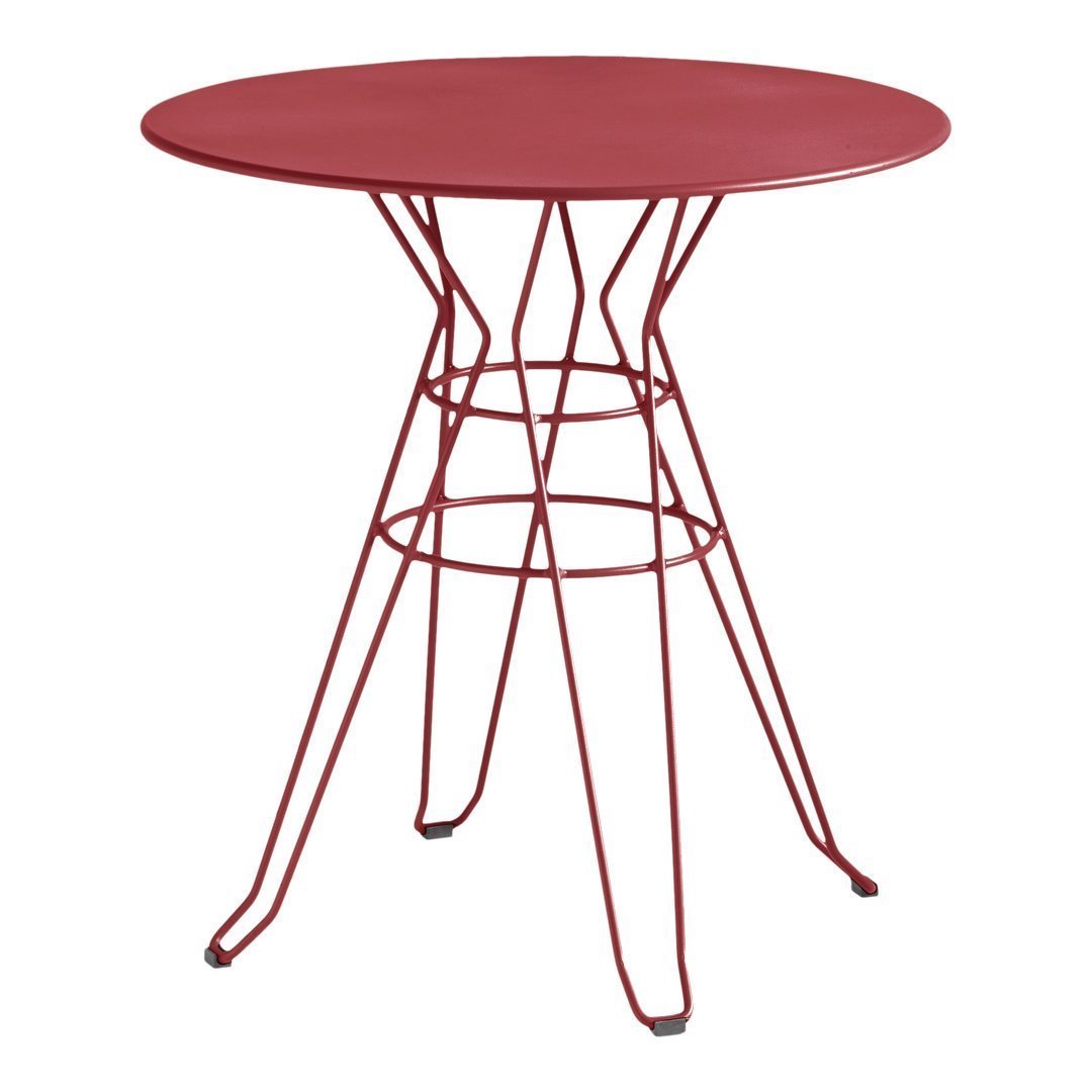 Round Capri Dining Table - Modern & Elegant 42-Inch Kitchen Table for Small Spaces - Perfect for Breakfast Nook, Apartment Dining, or Cozy Kitchen Gatherings