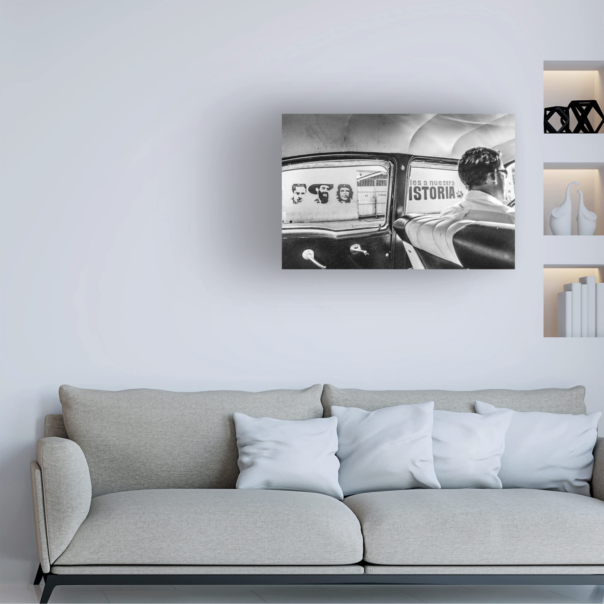 Trademark Fine Art 'Inside Travelling Outside History Havana Cuba' Canvas Wall Art Print by Andreas Bauer - Perfect for Living Room, Bedroom & Office Decor