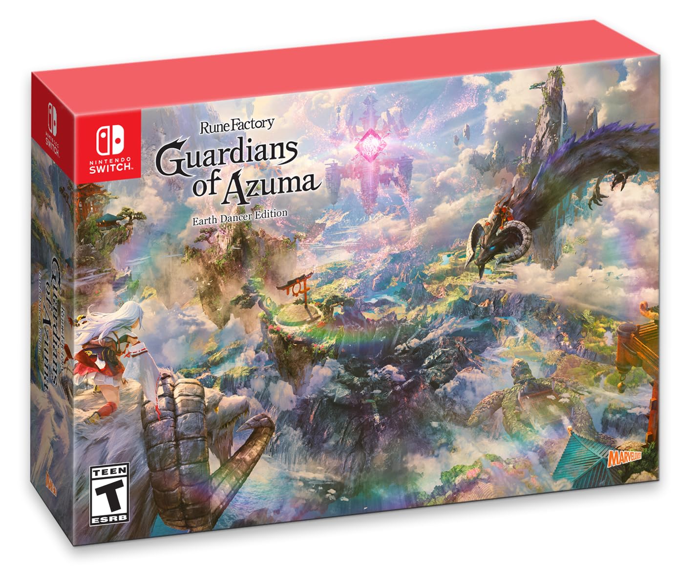 Rune Factory - Guardians of Azuma - Earth Dancer Limited Edition Nintendo Switch Game - Adventure RPG for Fantasy Lovers - Perfect for Home Gaming & Travel Entertainment