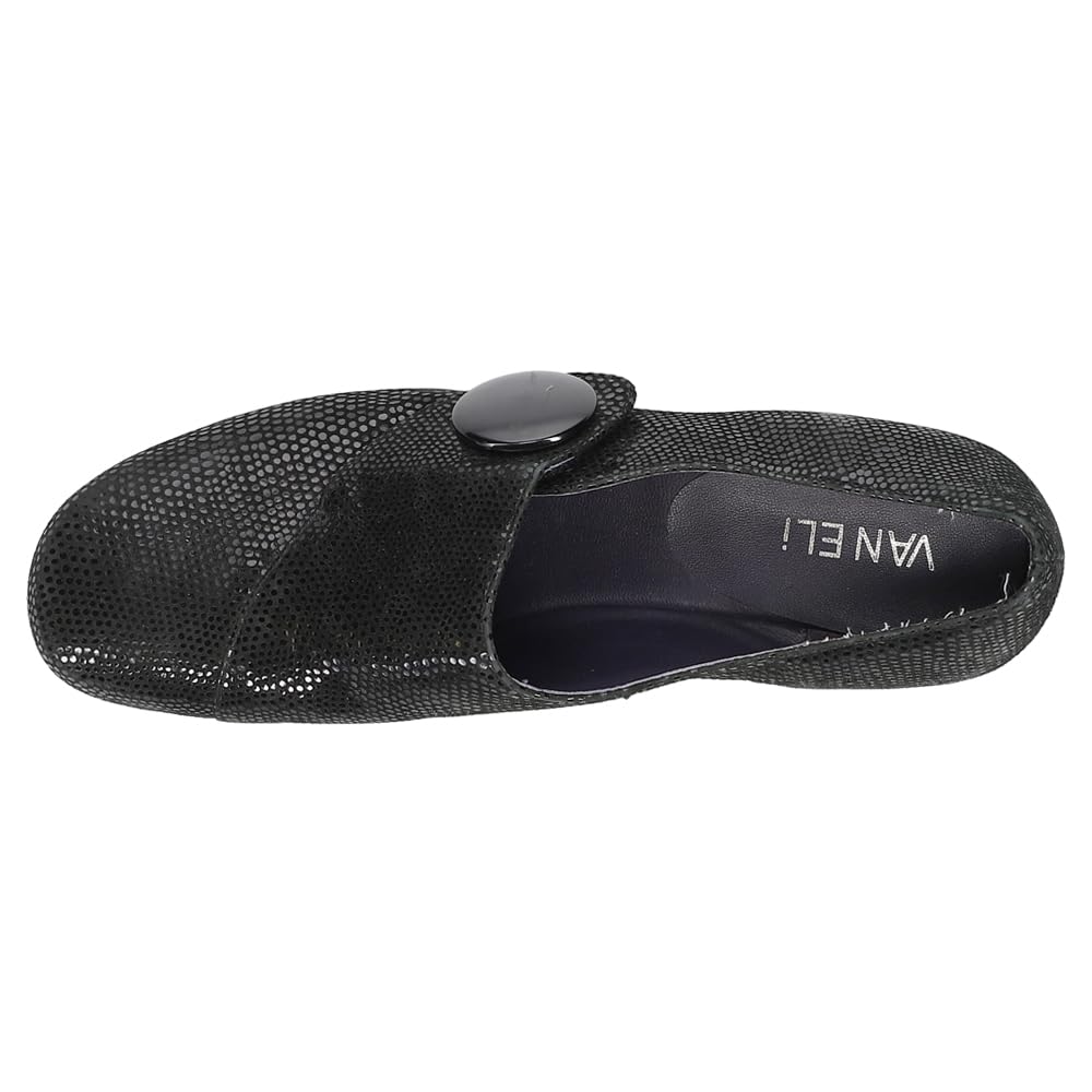 VANELi Women's Maxi Loafers Flats - Comfortable Casual Slip-On Shoes for Women - Black | Perfect for Office, Travel & Everyday Wear