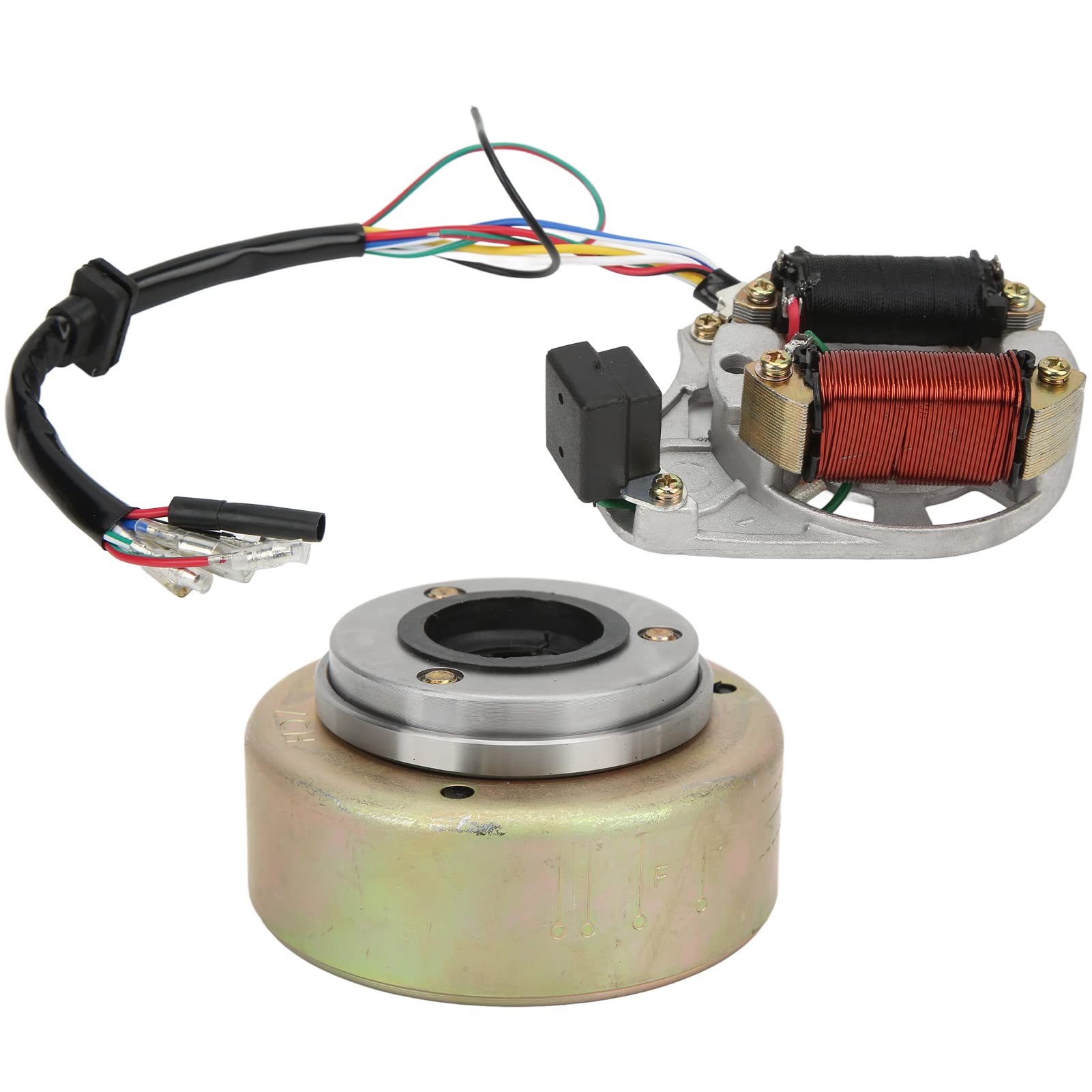 High-Performance Magneto Stator Flywheel Rotor Kit for PIT PRO & Dirt Bike Engines – Compatible with Trail & Off-Road Riding – Perfect for Engine Repair & Upgrades