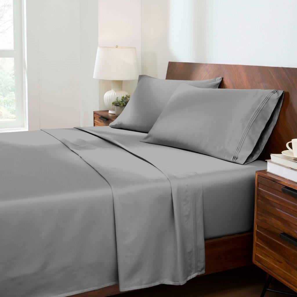 Premium 1500 Thread Count Egyptian Cotton Sheet Set - Eco-Friendly, Breathable & Hypoallergenic - Perfect for Luxury Bedding & Hot Sleepers