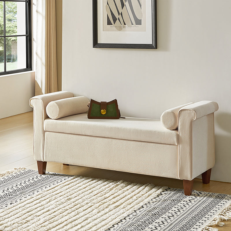 Gabino Traditional Style Storage Bench - Multipurpose Entryway, Living Room, Bedroom Seat with Storage - Perfect for Home Decor & Organization