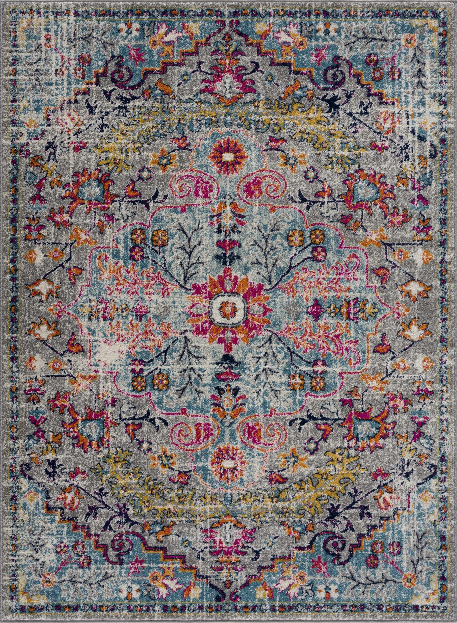 Premium Hauteloom Delanson Traditional Area Rug for Living Room & Bedroom - 9' x 12'6