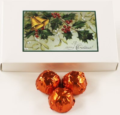 Scott's Cakes Milk Chocolate Apricot Marmalade Candies - 1 Pound Box with Orange Foils - Perfect for Christmas Gifts, Holiday Parties & Sweet Treats