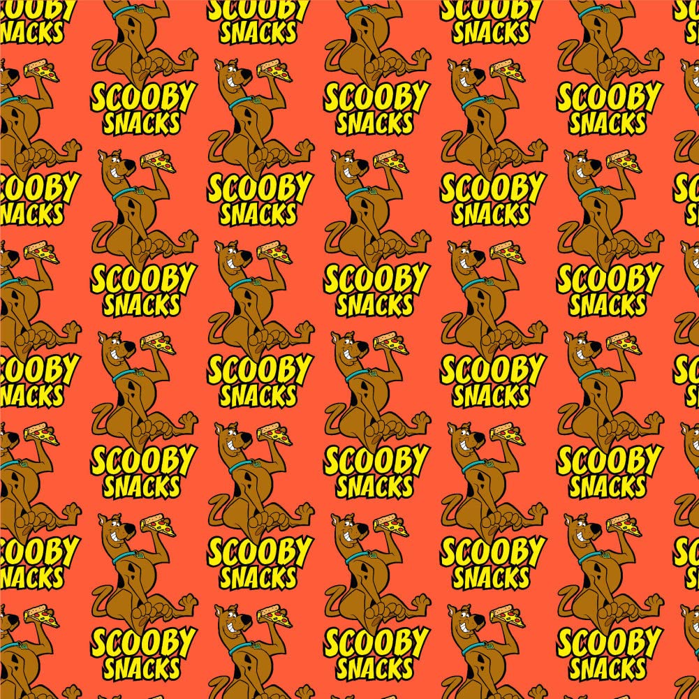 Scooby Snacks Gift Wrap Paper Rolls - Fun Cartoon Design for Birthday, Christmas & Party Gifts - Perfect for Dog Lovers & Scooby-Doo Fans