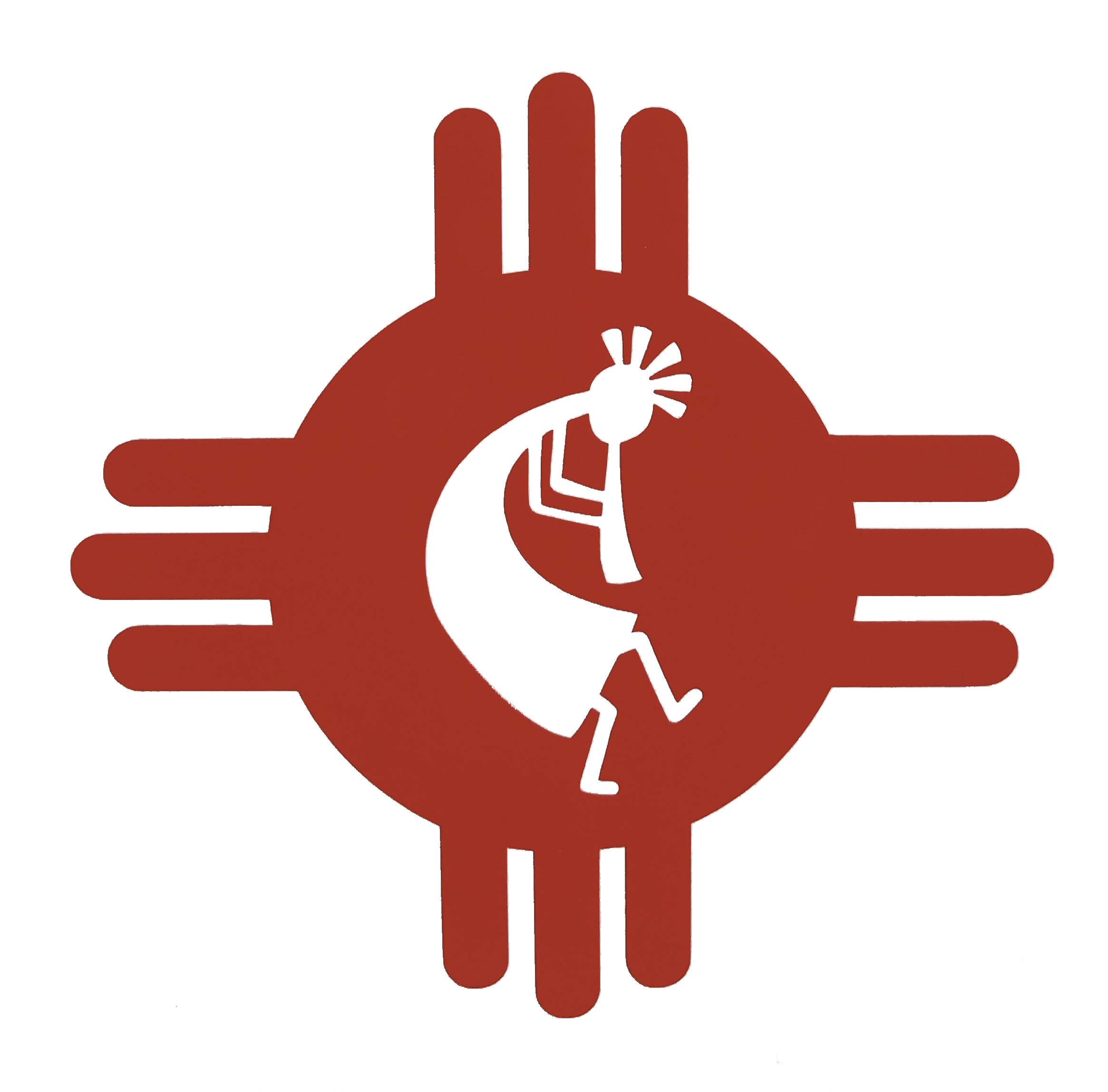 Custom Kokopelli Decal Sticker - Native American Southwestern Tribal Art Design for Cars, Laptops, Tumblers & Windows - Choose Your Size & Color - Perfect for Road Trips, Office Decor & Personalized Gifts