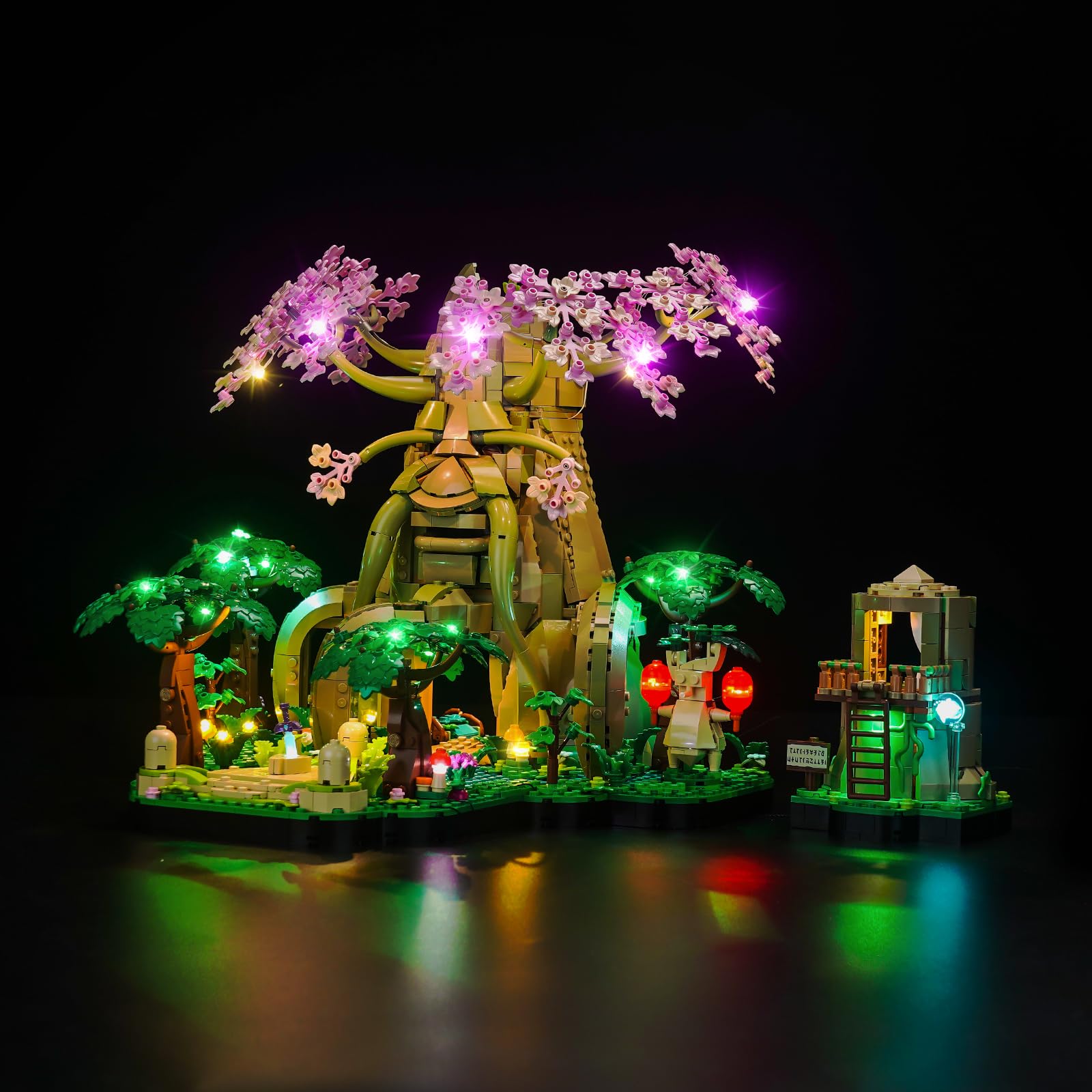 LED Light Kit for Lego Great Deku Tree 2-in-1 (Model Not Included) - Decorative Lighting Set Compatible with 77092 Large Decorative Tree 2-in-1 Building Blocks - Creative Toy for Home Display & Nighttime Decoration