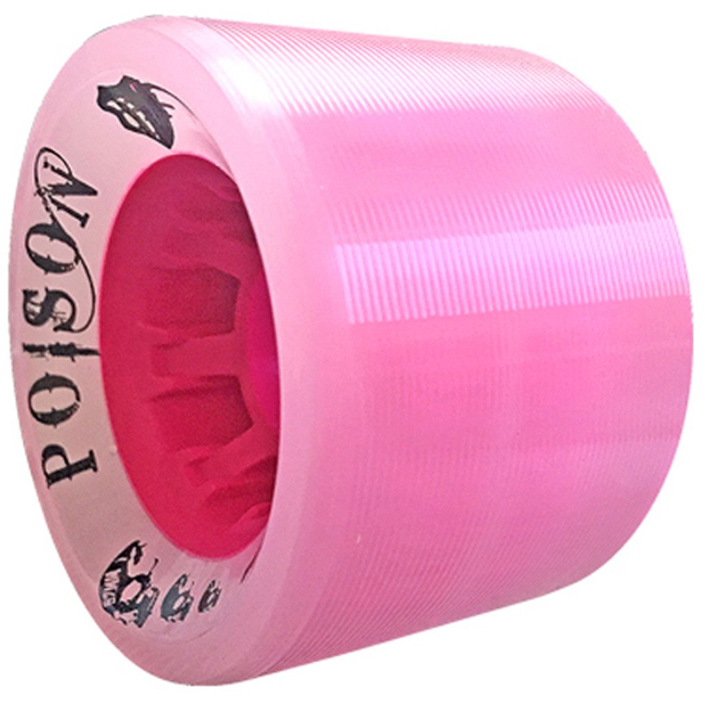 Atom Poison 62mm Roller Skate Wheels 4-Pack - High Performance Outdoor/Indoor Skating Wheels for Artistic, Derby & Recreational Roller Skating