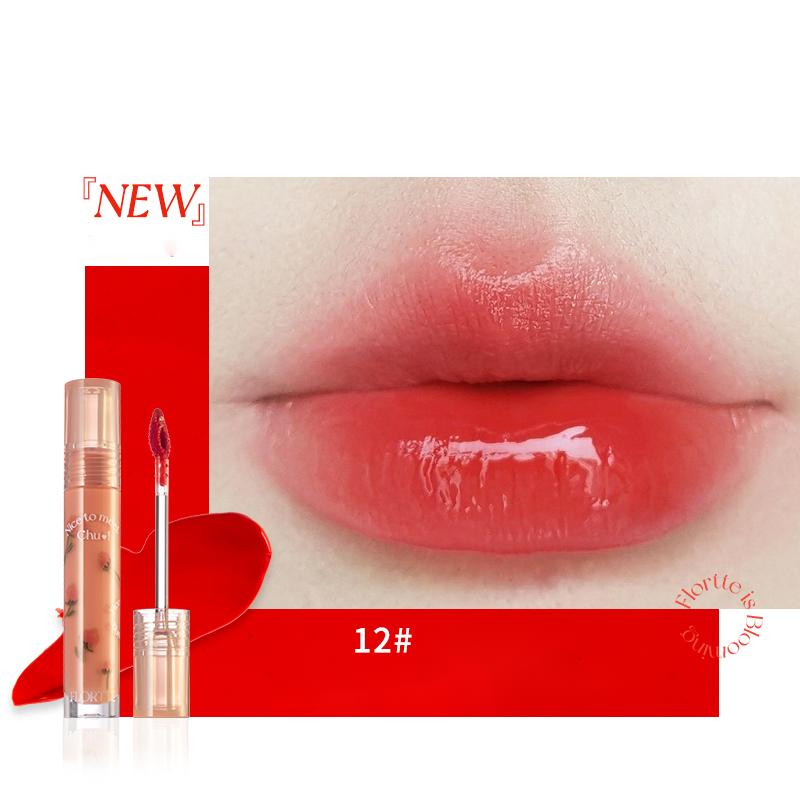 FLORTTE First Kiss Series Glossy Lip Gloss - Hydrating & Shiny Lip Makeup for Daily Wear, Date Night & Special Occasions
