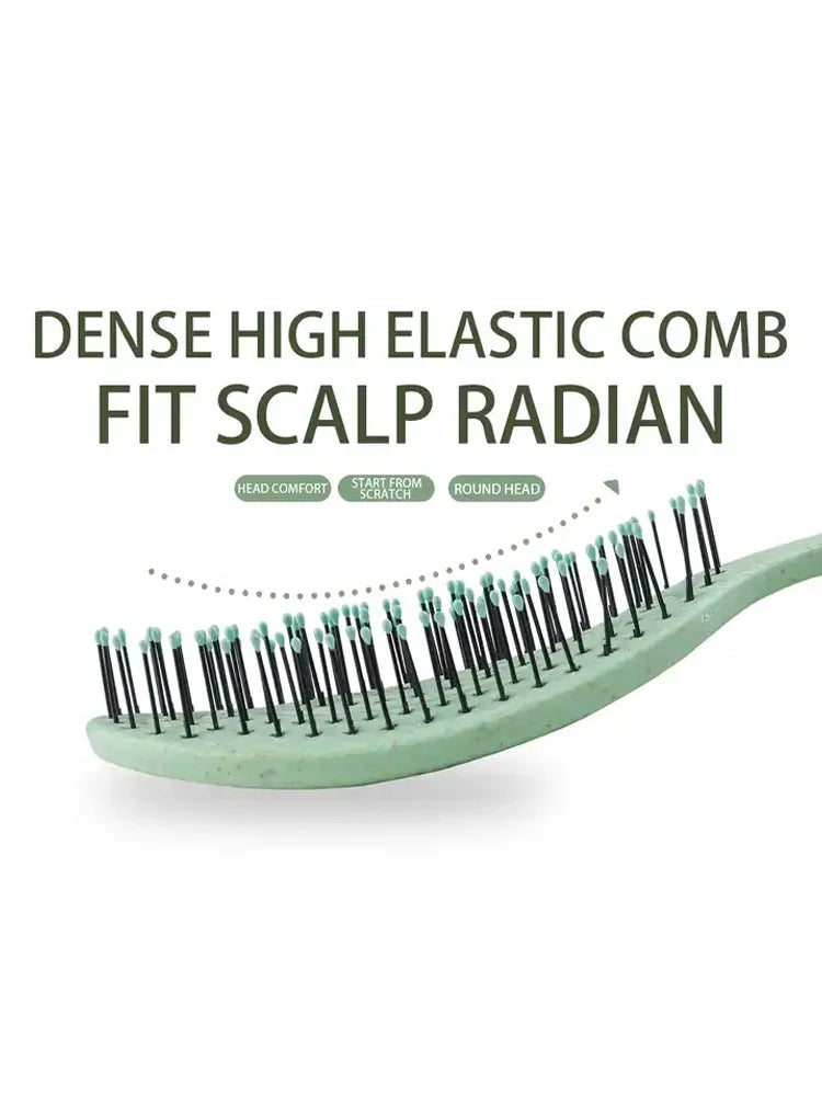 Detangling Hair Brush for Scalp Massage - Gentle Knot Remover for Wet & Dry Hair - Perfect for Curly, Thick, and Damaged Hair - Home & Travel Use