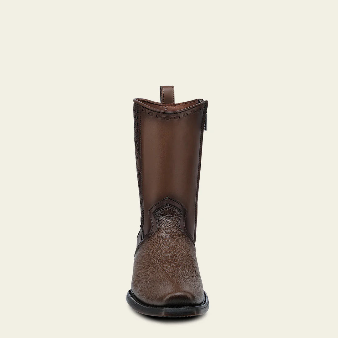 1J3FRS Cuadra Men's Honey Dress Cowboy Boots - Genuine Cowhide Leather Western Boots for Riding, Dancing & Country Style Outfits