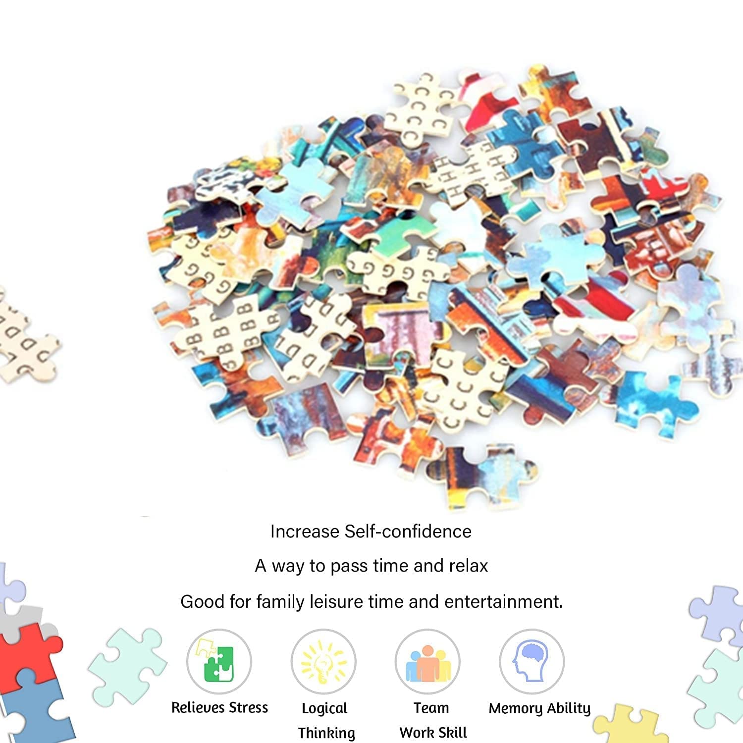 500-Piece Jigsaw Puzzle for Adults & Kids - Tranquil Cottage Landscape (20.5x15 Inch) - Large Piece Educational Puzzle Game for Family Holiday Activities & Stress Relief
