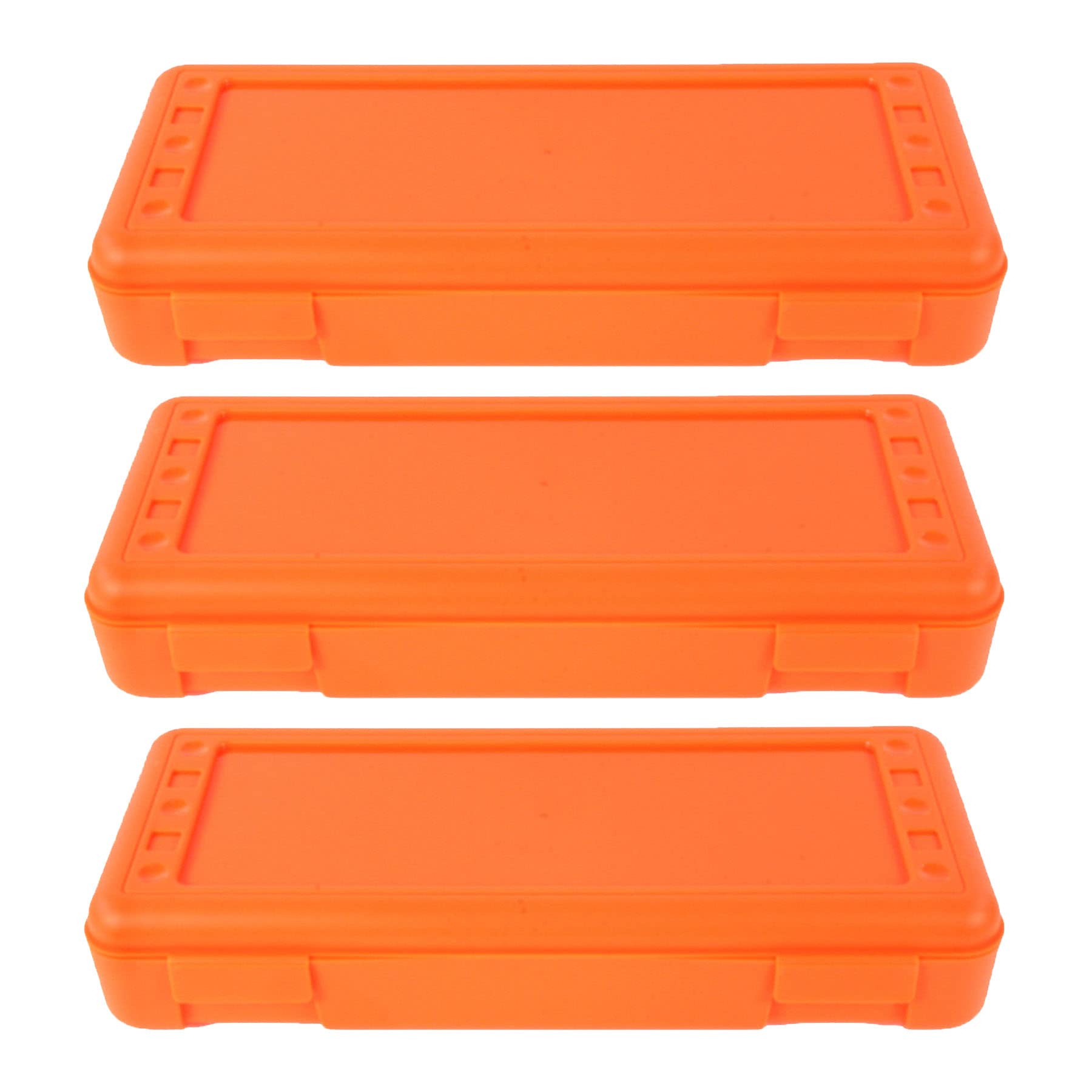 Romanoff Orange Ruler Box - Pack of 3 | Durable Measuring Tool for School, Office & DIY Projects | Perfect for Students, Teachers & Crafters
