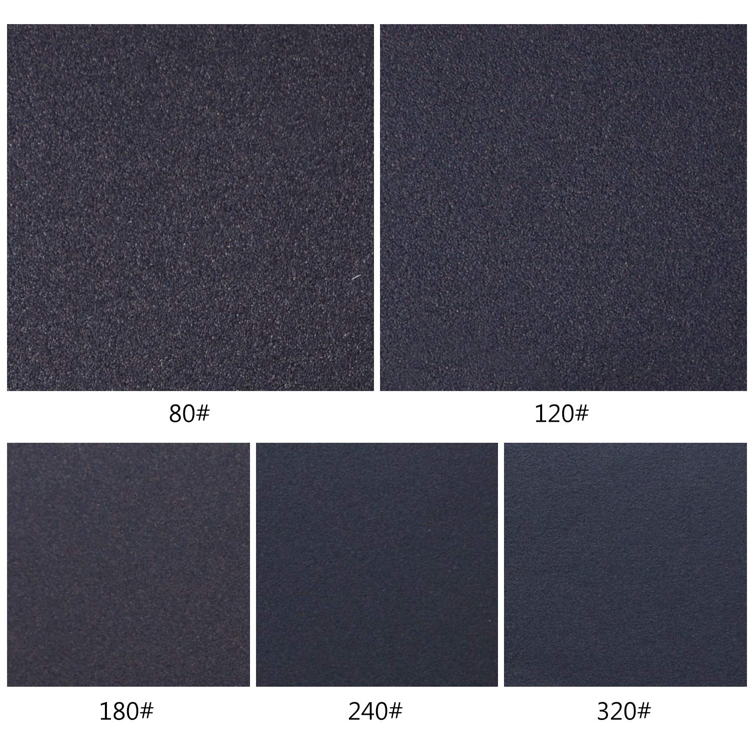 1/4 Sheet Sandpaper 180 Grit - 30PCS Hook & Loop or Clip-on Sander Sheets - High Performance Waterproof Silicon Carbide Sanding Discs 5.5
