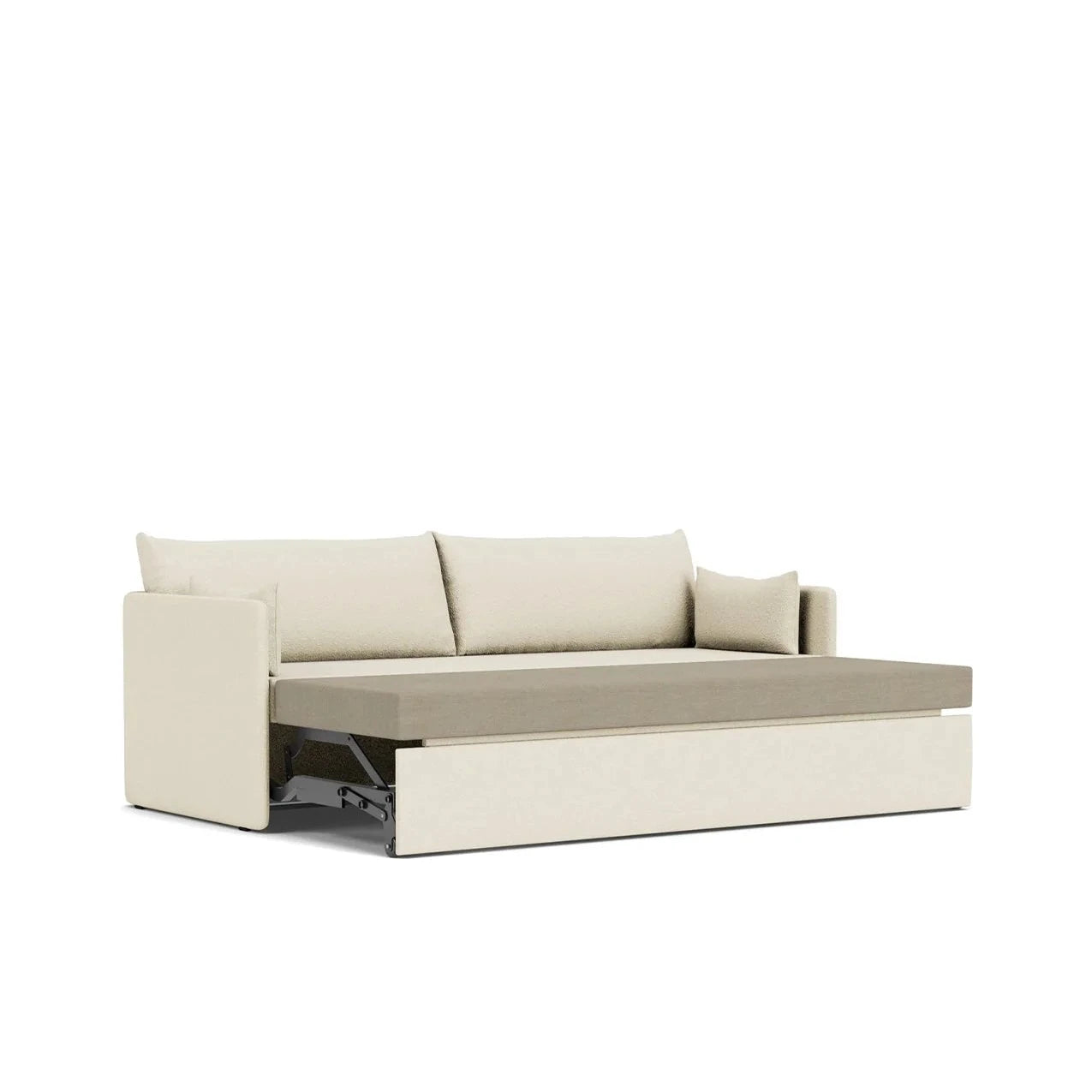 Convertible Offset Sofa Bed with Storage - Modern Sleeper Sofa for Small Spaces - Perfect for Apartments, Guest Rooms & Home Offices