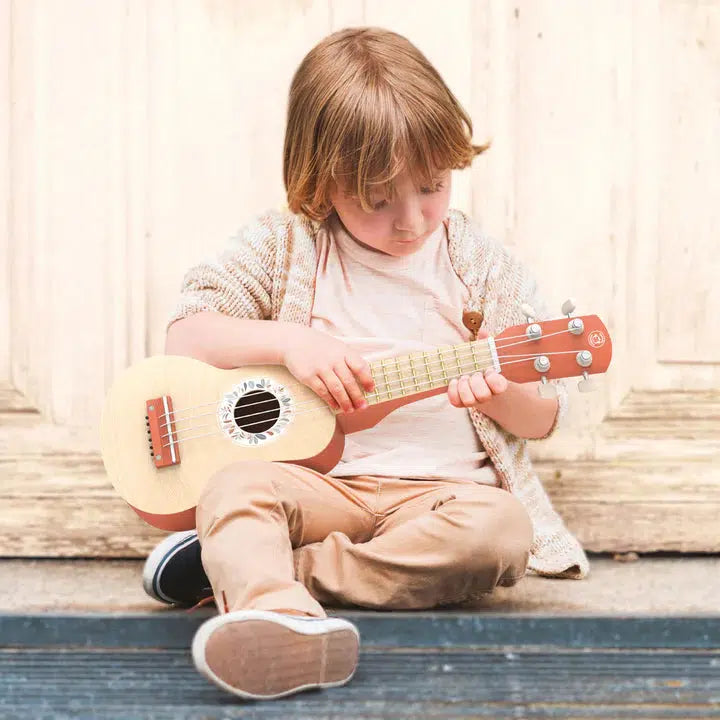 Speedy Monkey Ukulele - Premium 21 Inch Soprano Ukulele for Beginners & Adults with Free Online Lessons - Perfect for Beach Parties, Campfires & Family Music Time