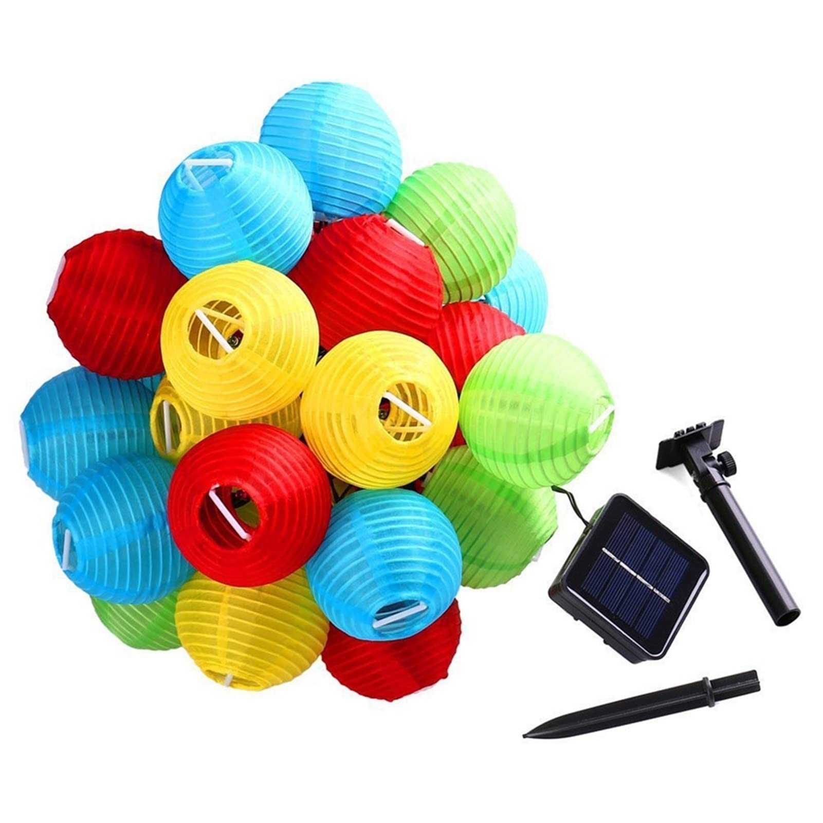 Solar LED String Lights Outdoor Waterproof - 30PCS Multicolor Solar Fairy Lights for Garden, Patio, Yard, Porch - Perfect for Christmas Decor, Wedding, Party & Home Decoration
