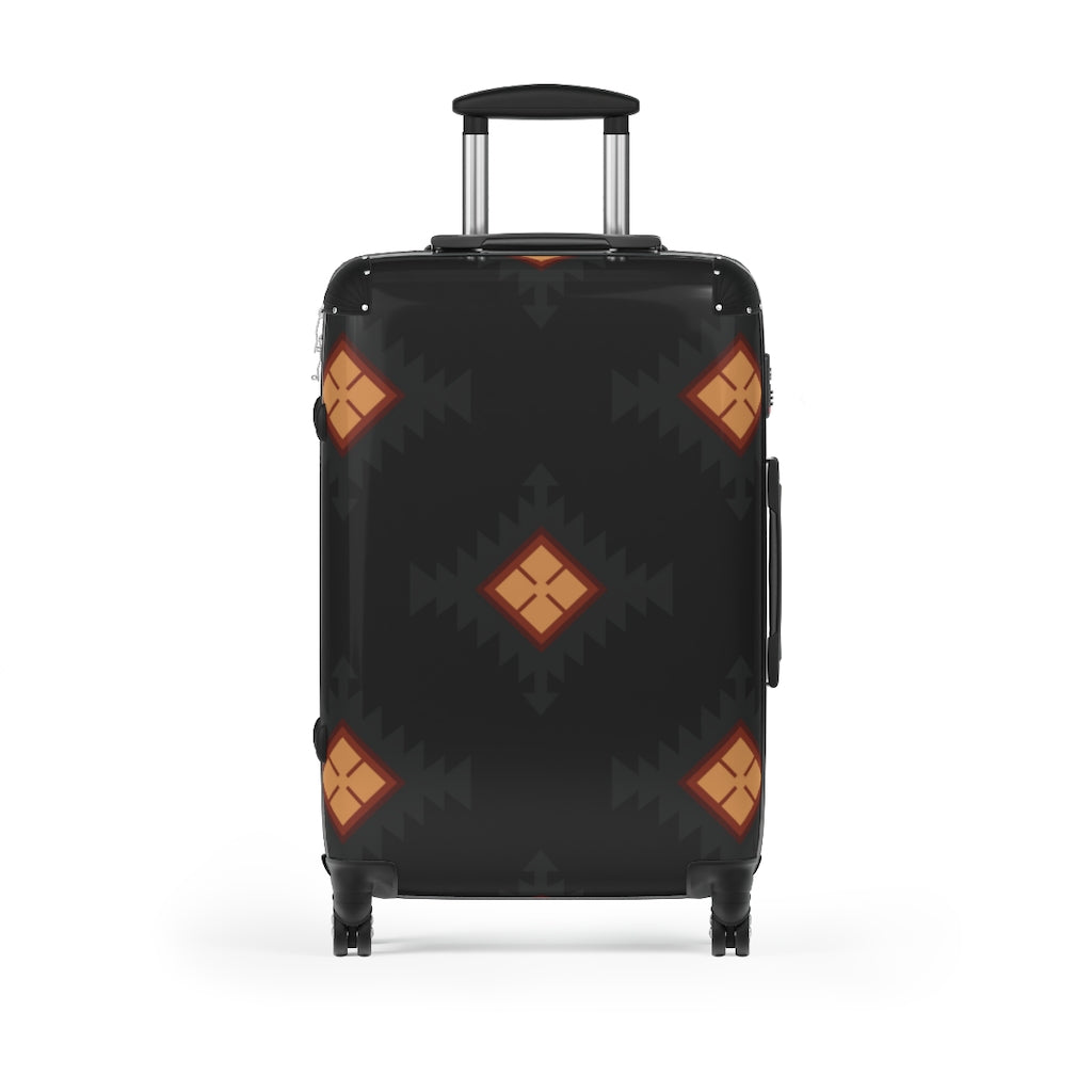 Durable Hardshell Cabin Suitcase - 3 Sizes Available (Carry-On, Medium, Large) with Stylish Southwestern Design - Perfect for Air Travel, Road Trips & Weekend Getaways
