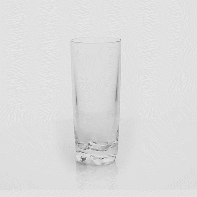 Bev Tek 10 oz Polycarbonate Collins Glasses - Set of 6, Shatterproof & Durable Barware for Cocktails, Iced Coffee, and Smoothies - Perfect for Home Bars, Restaurants, and Parties (2.5