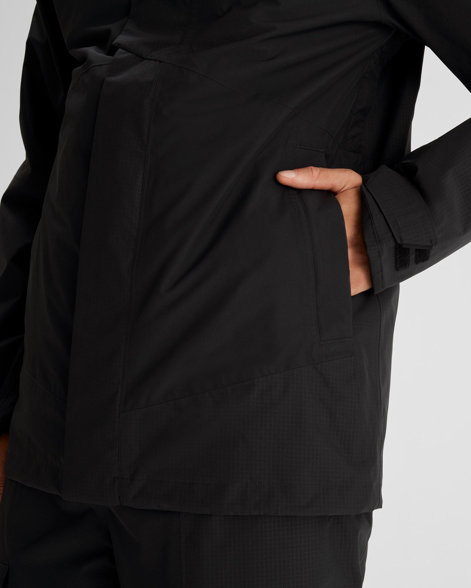 Men's PWDR Days 2L 3-in-1 Waterproof Snow Jacket - Black Stingray Color for Skiing, Snowboarding & Winter Outdoor Activities
