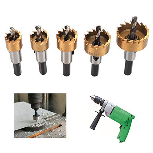 Premium Hole Saw Kit - High-Speed Steel Drill Bit Set for Woodworking, Metal & Plastic - Perfect for DIY Projects, Home Renovation & Professional Construction Work