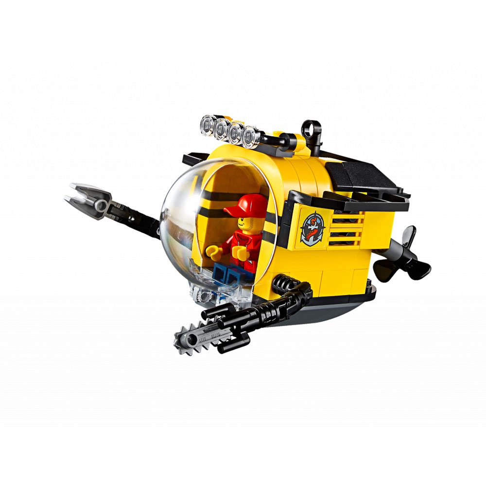 LEGO City 60096 Deep Sea Station Building Toy Set for Kids - Underwater Adventure Playset with Mini Figures & Submarine - Perfect for Creative Play & STEM Learning