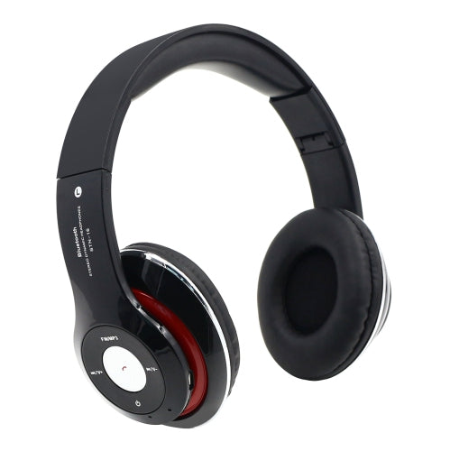 Foldable Wireless Bluetooth Headphones HD On-Ear Stereo Sound with Built-in Mic - STN 16 (Black) | Perfect for Travel, Workouts & Commuting