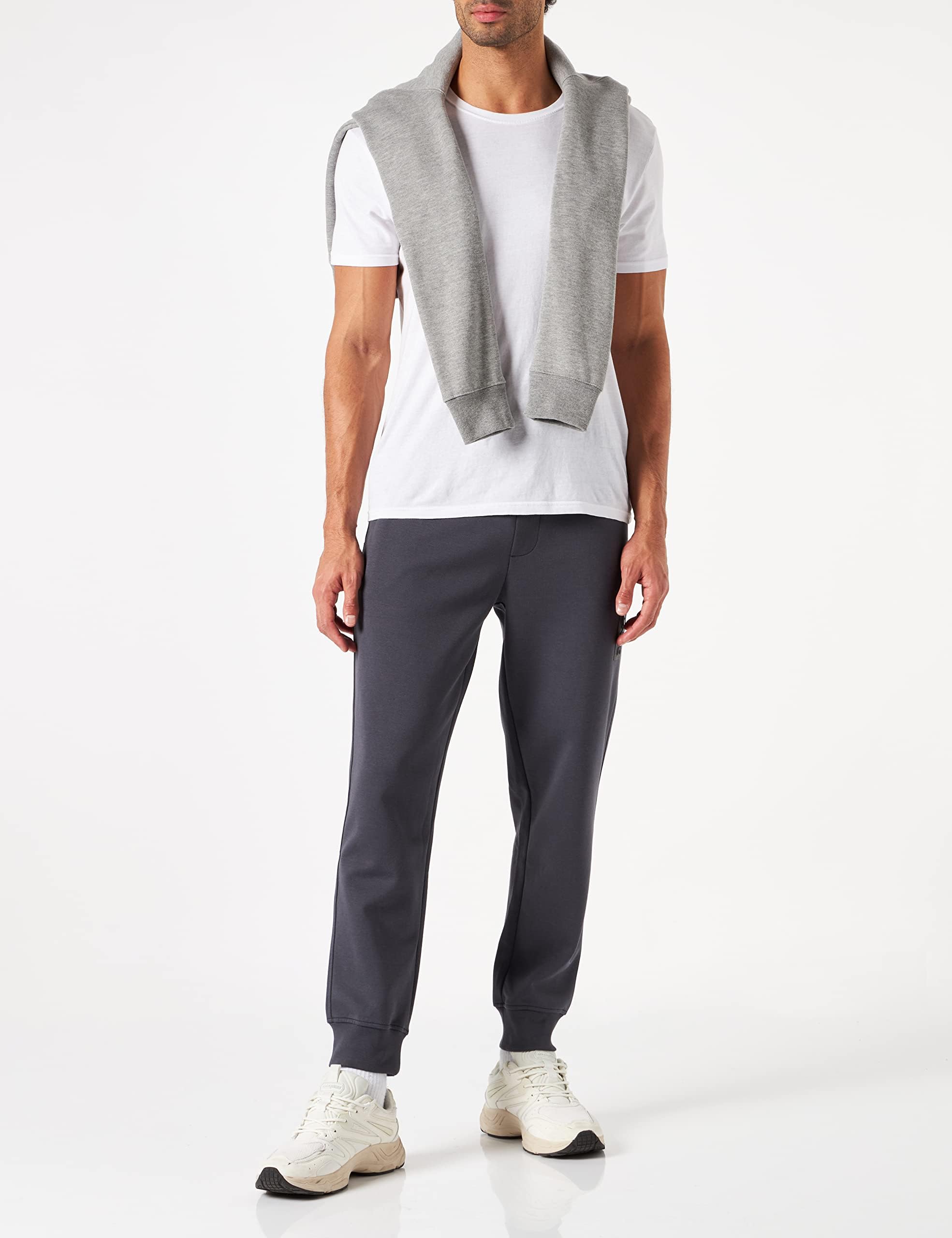 Armani Exchange Men's Embroidered Logo Jogger Sweatpants - Comfortable Athletic Pants for Gym, Lounge & Casual Wear