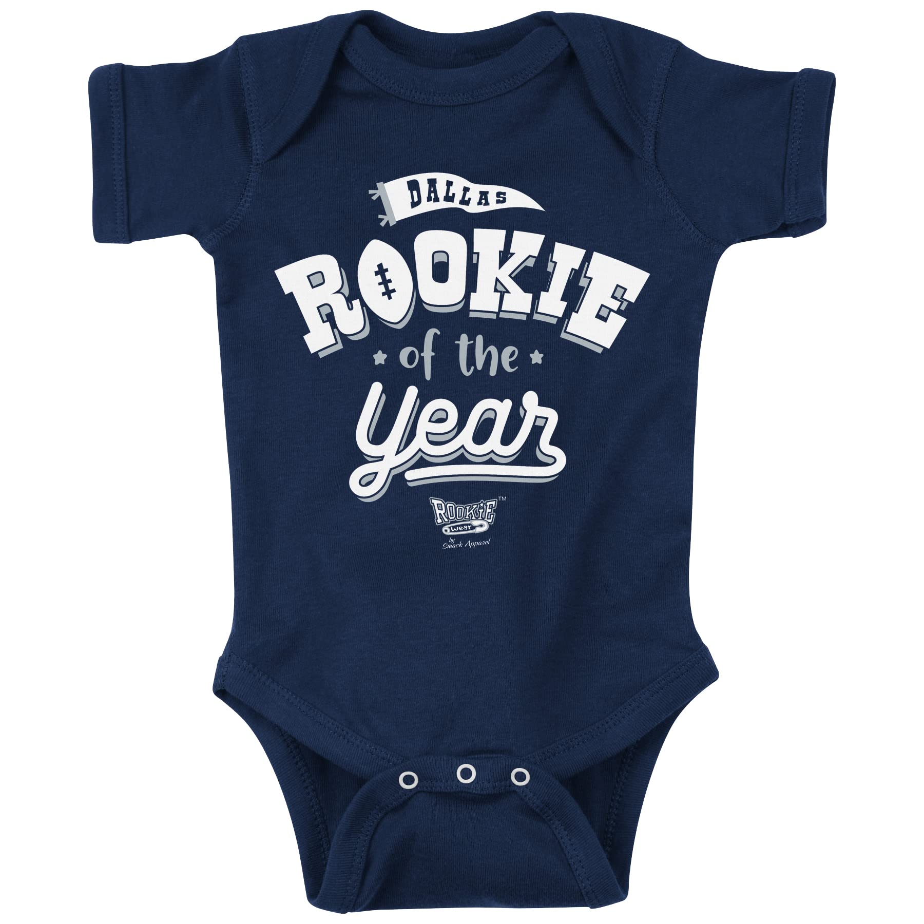Rookie of The Year Baby Football Fan Outfit – Adorable NB-7T Infant Sports Apparel for Game Day & Photo Shoots