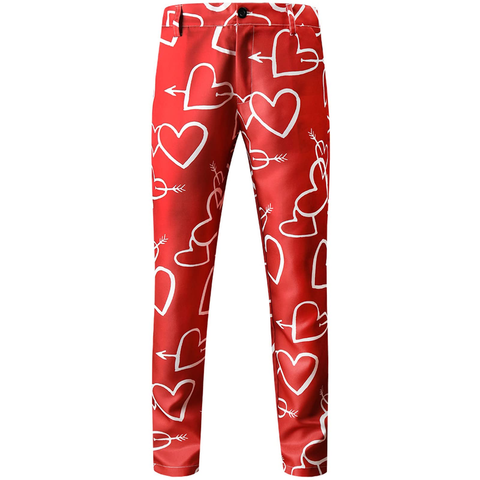 Men's Slim Fit Plaid Skinny Pants - Stretch Flat-Front Business Work Pants for Office & Casual Wear | Comfortable & Stylish for Professional & Everyday Use