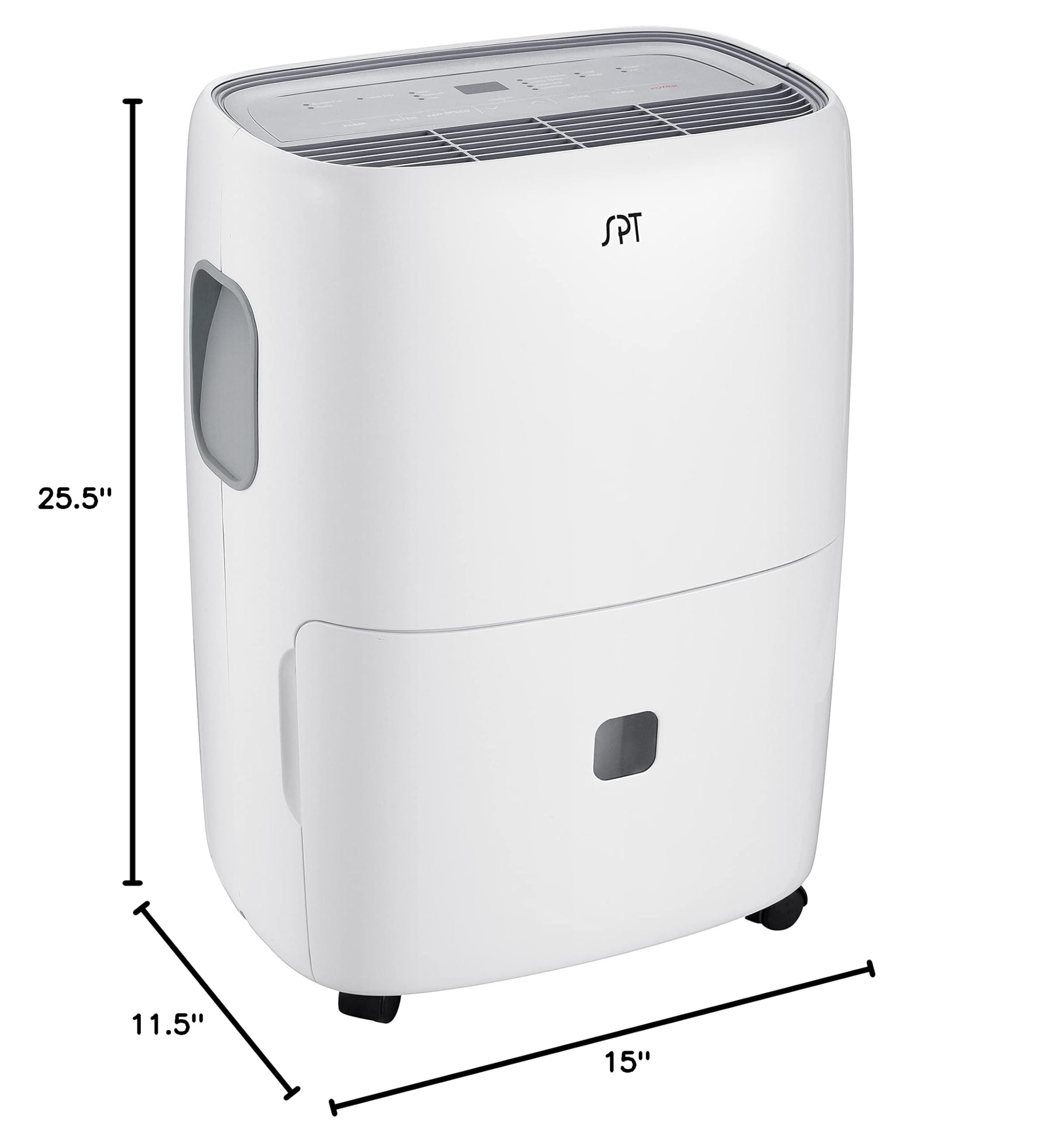 SD-53E: 50-Pint ENERGY STAR Certified Dehumidifier - Ideal for Basements, Bedrooms & Large Rooms up to 3000 Sq Ft