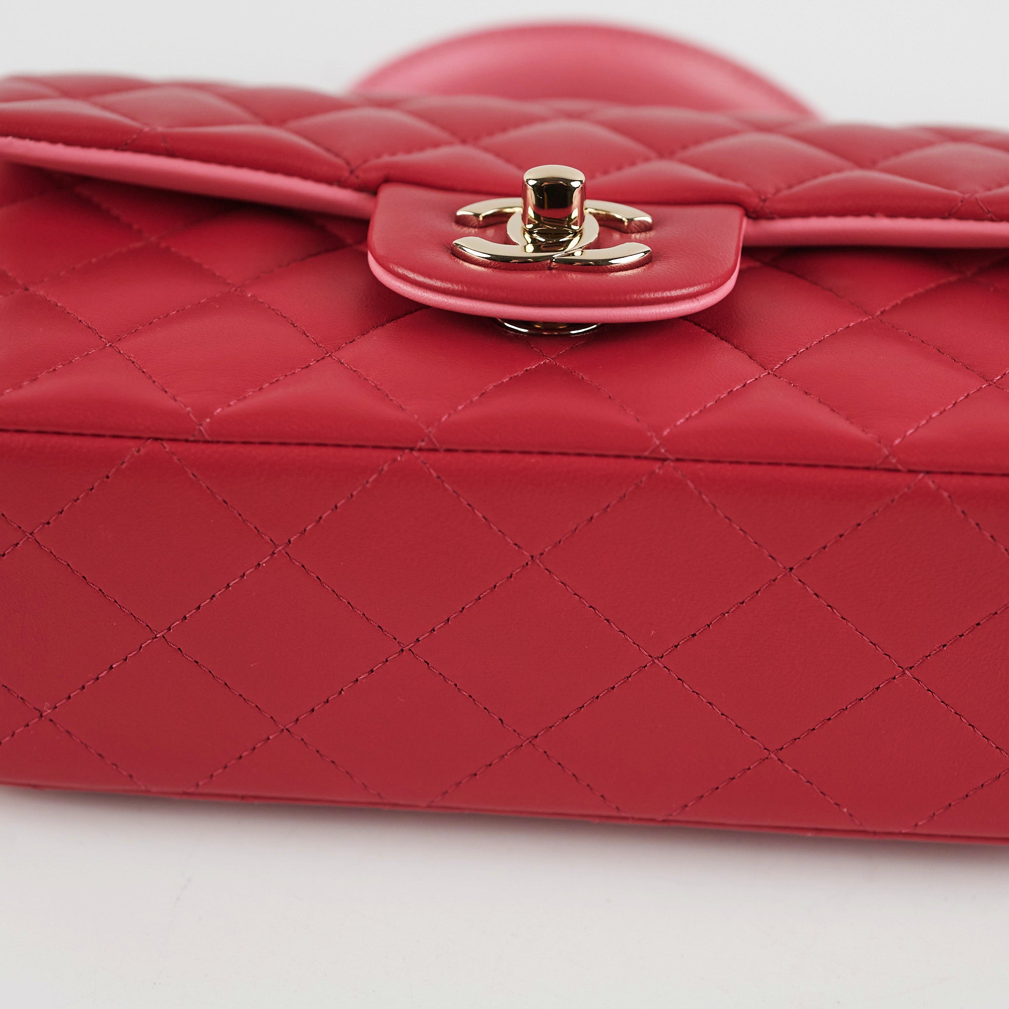 Chanel Mini Rectangular Top Handle Bag in Rose Pink with Microchip Authentication - Perfect for Date Nights, Parties & Luxury Fashion Accessories