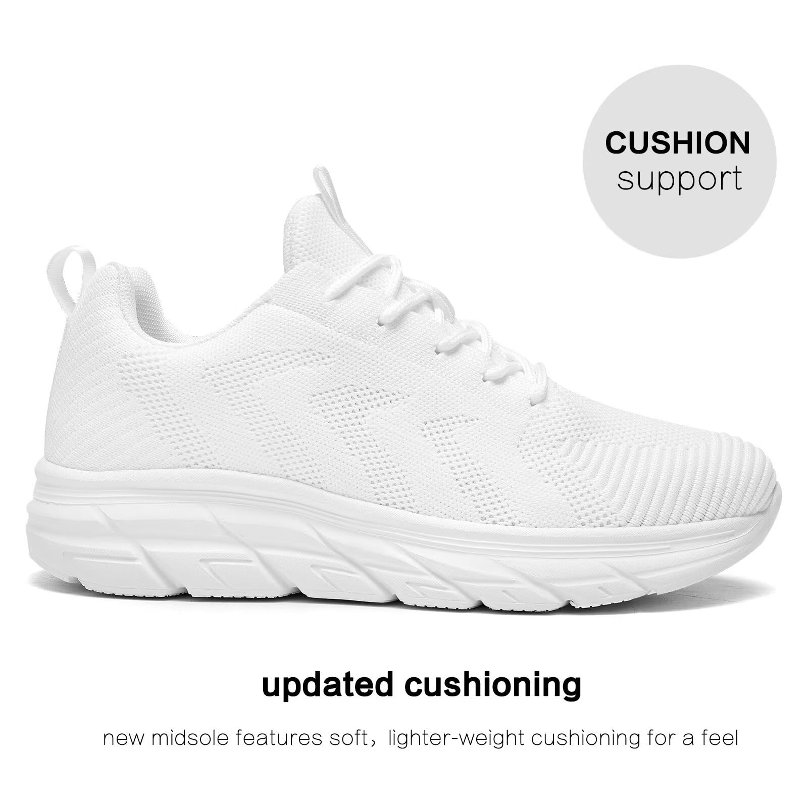 Women's Lightweight Breathable Slip-On Running Shoes - Comfortable Mesh Walking Tennis Sneakers with Soft Sole for Workout, Jogging & Casual Wear | Perfect for Gym, Travel & Everyday Activities