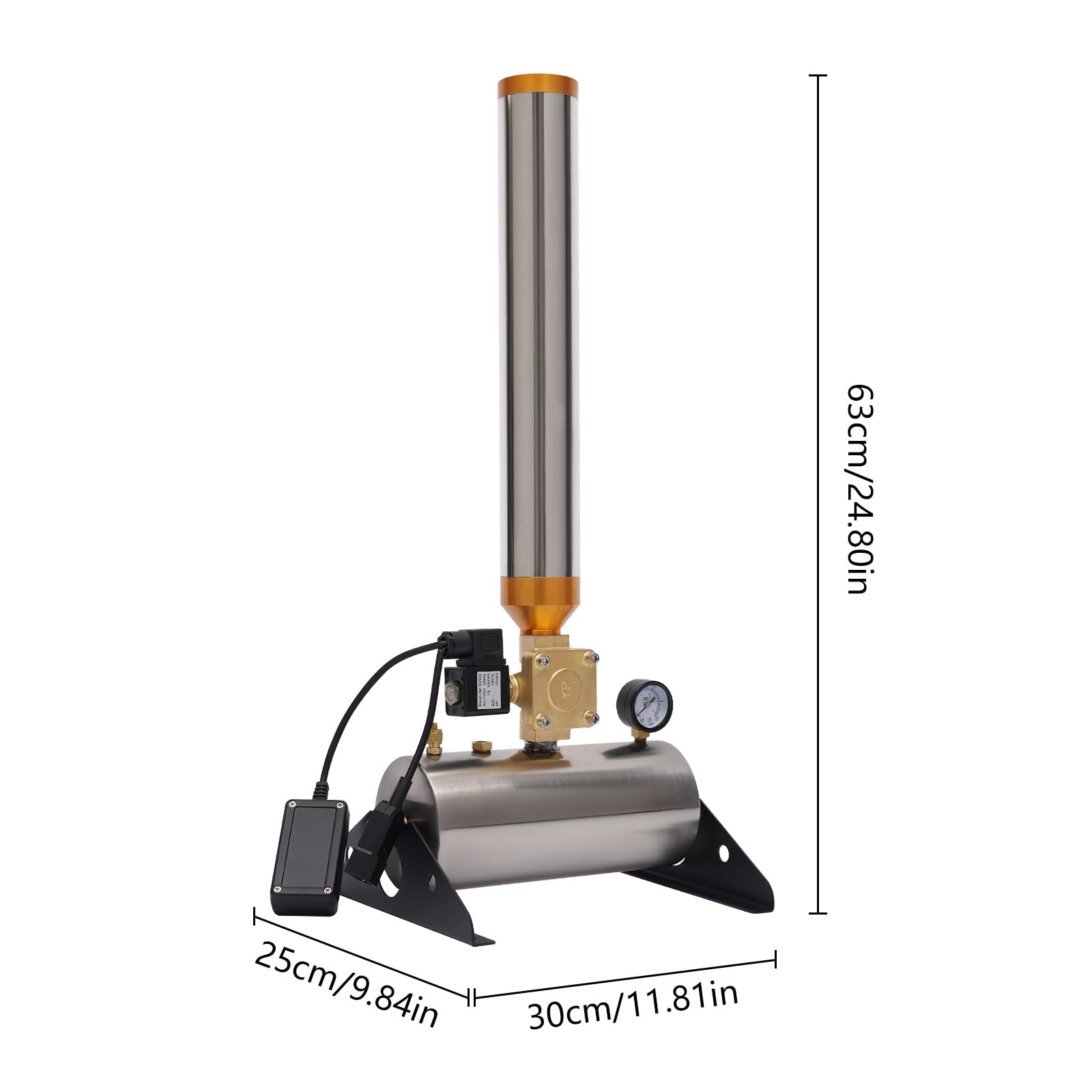 2PCS Wireless Remote Control Confetti Cannon Launcher Machine for Weddings, Parties & Stage Shows - Perfect for Birthday Celebrations, New Year's Eve & Special Events