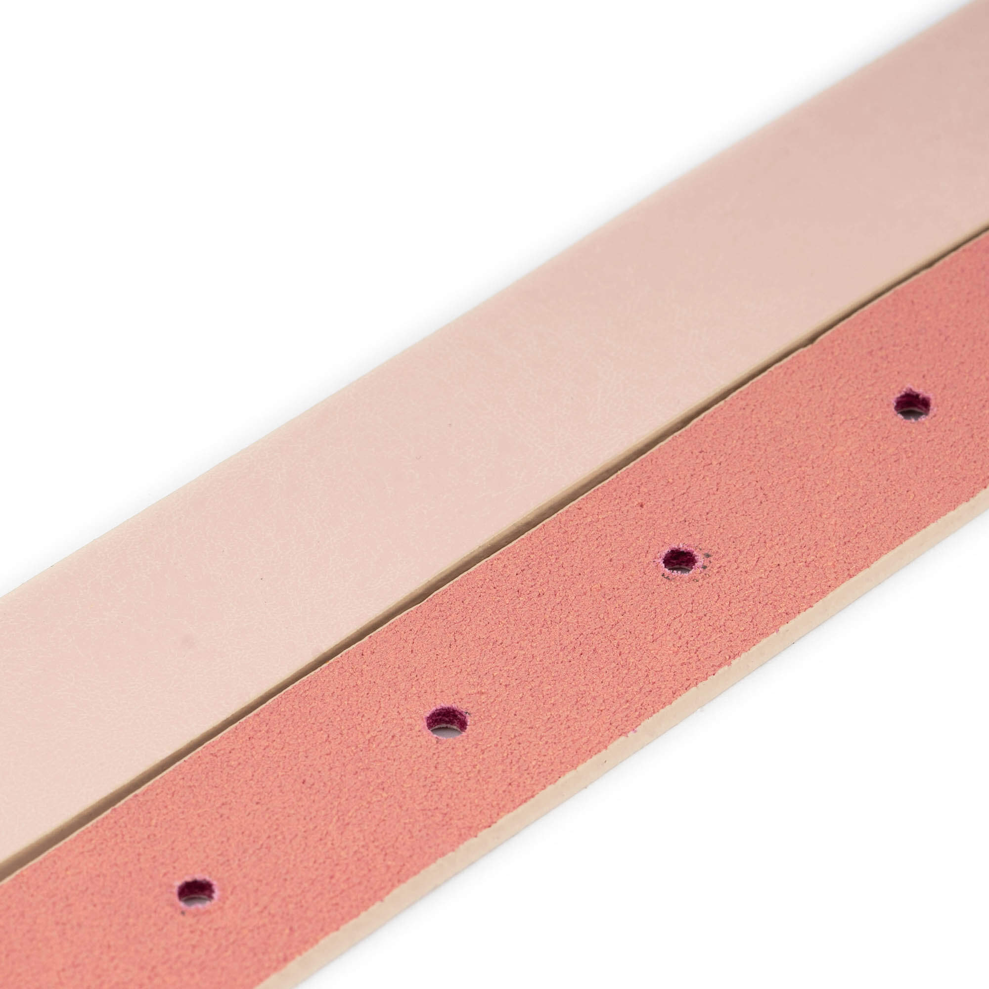 2.5 cm Light Pink Leather Belt Strap Replacement for Ferragamo Buckles - Women's Fashion Accessory for Office, Casual & Special Occasions