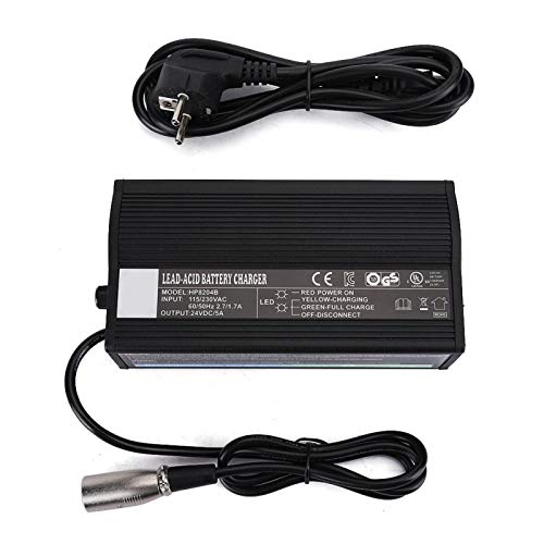 24V Mobility Scooter Charger - ANGGREK Power Adapter for Wheelchairs & Electric Scooters with XLR Connector (US Standard Compliant) - Perfect for Home Use & Outdoor Travel Accessories