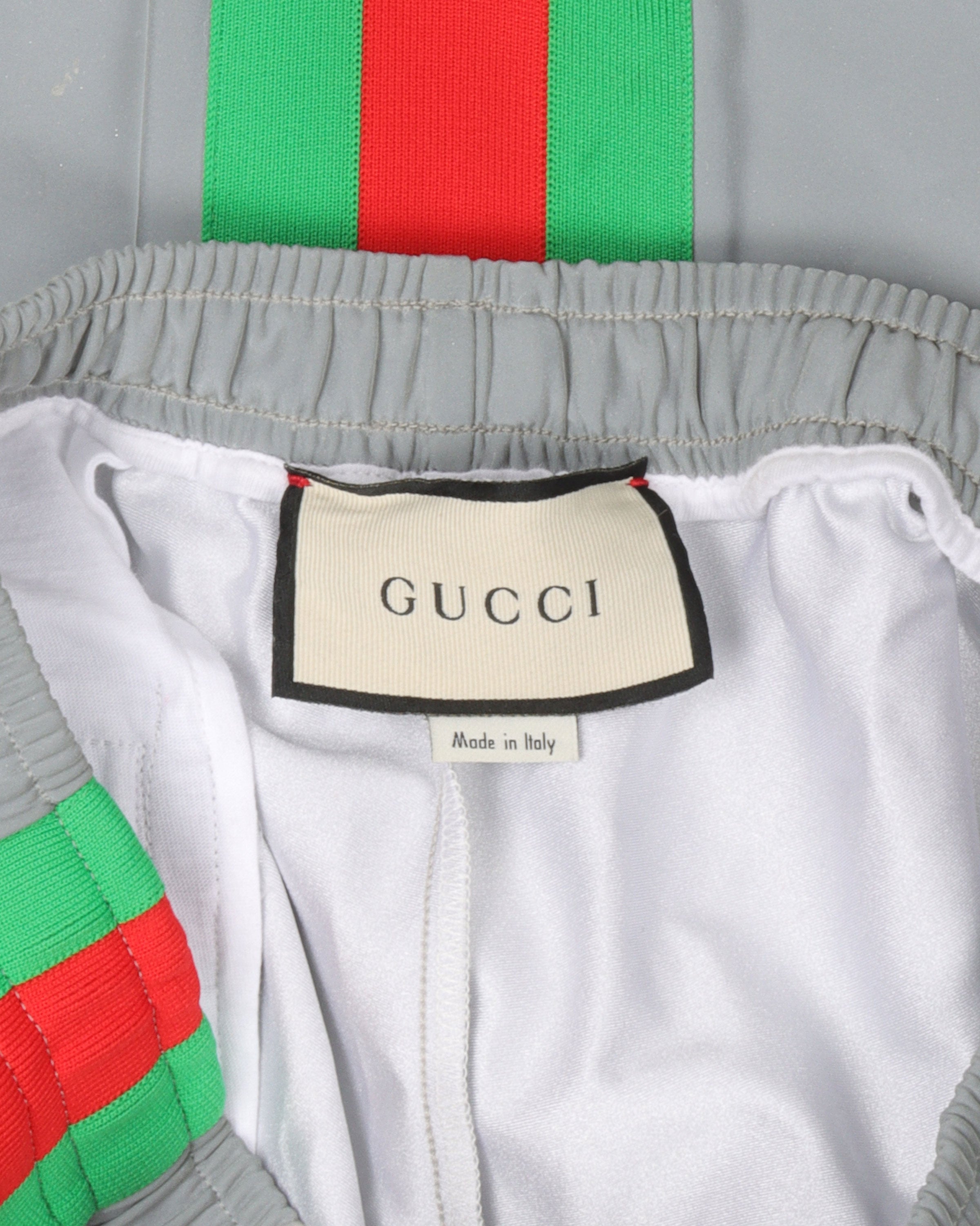 Gucci 3M Reflective Track Pants for Men & Women | High-Fashion Jogging Pants with Reflective Stripes | Perfect for Running, Gym, and Streetwear Fashion
