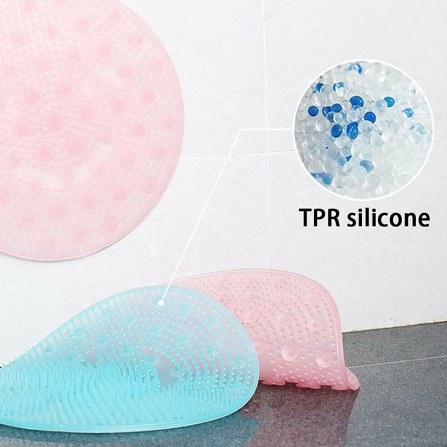 K.B. SALES Soft Silicone Body Scrubber - Exfoliating Skin Brush for Adults & Babies - Gentle Bath Wash Brush for Smooth Skin - Multi Color - Perfect for Shower, Spa & Daily Skincare Routine