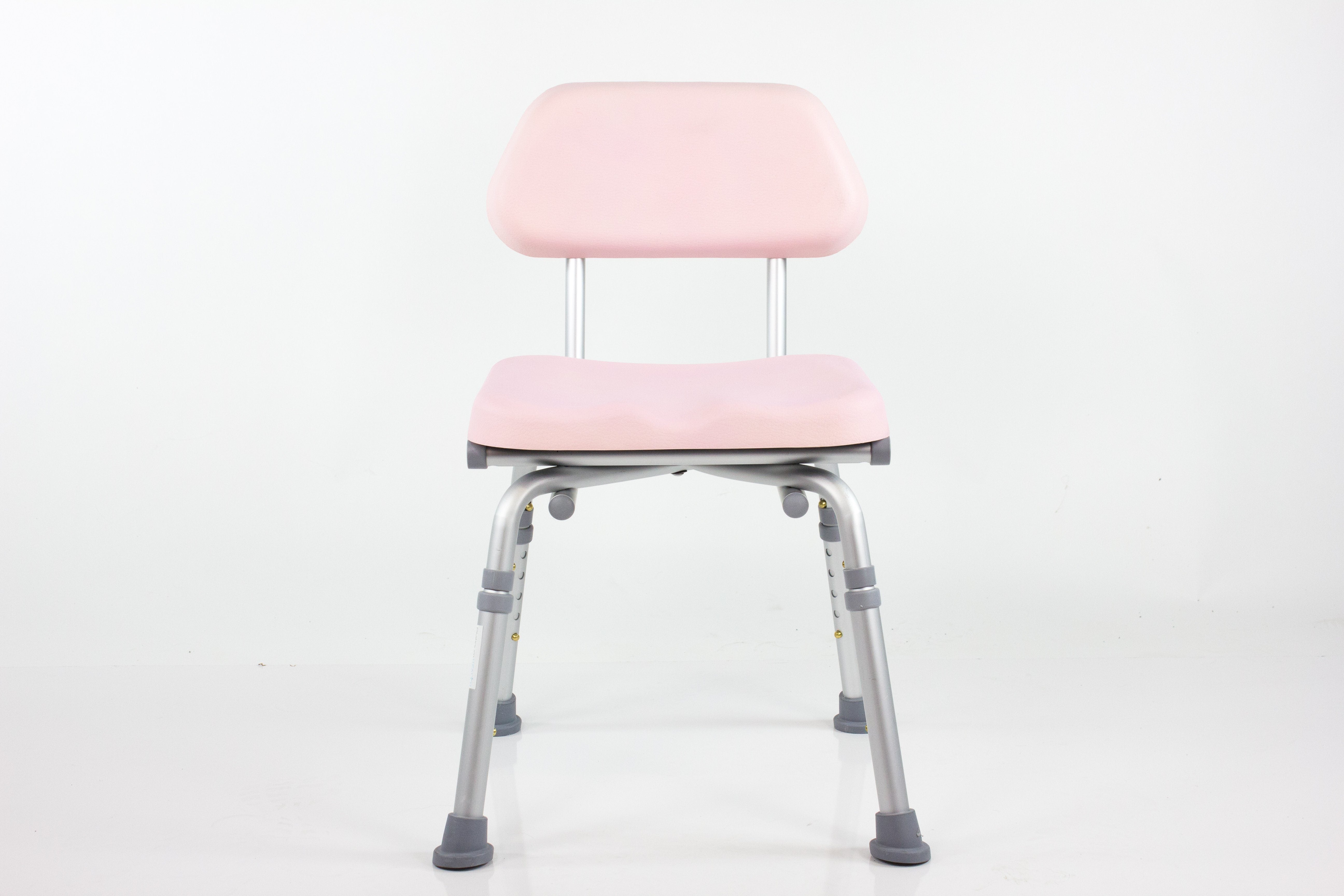 ComfortAble™ Deluxe Padded Bath Shower Chair with Armrests - Non-Slip & Adjustable Height for Elderly & Disabled Safety in Bathroom