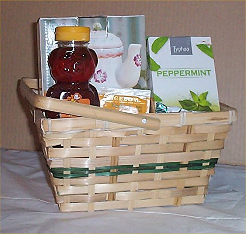 Premium Teapot Gift Basket with Tea, Chocolate, Candy & Honey - Perfect for Holidays, Get Well, Housewarming & Any Special Occasion - Ideal for Tea Lovers & Thoughtful Gifting
