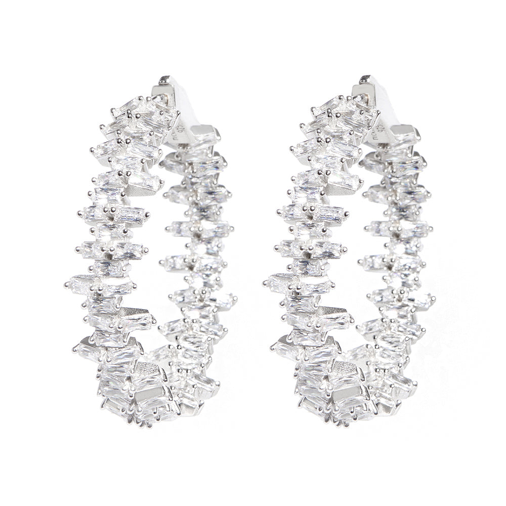 Mabel Hoop Earrings for Women - Trendy Gold & Silver Fashion Jewelry - Perfect for Parties, Weddings & Everyday Wear