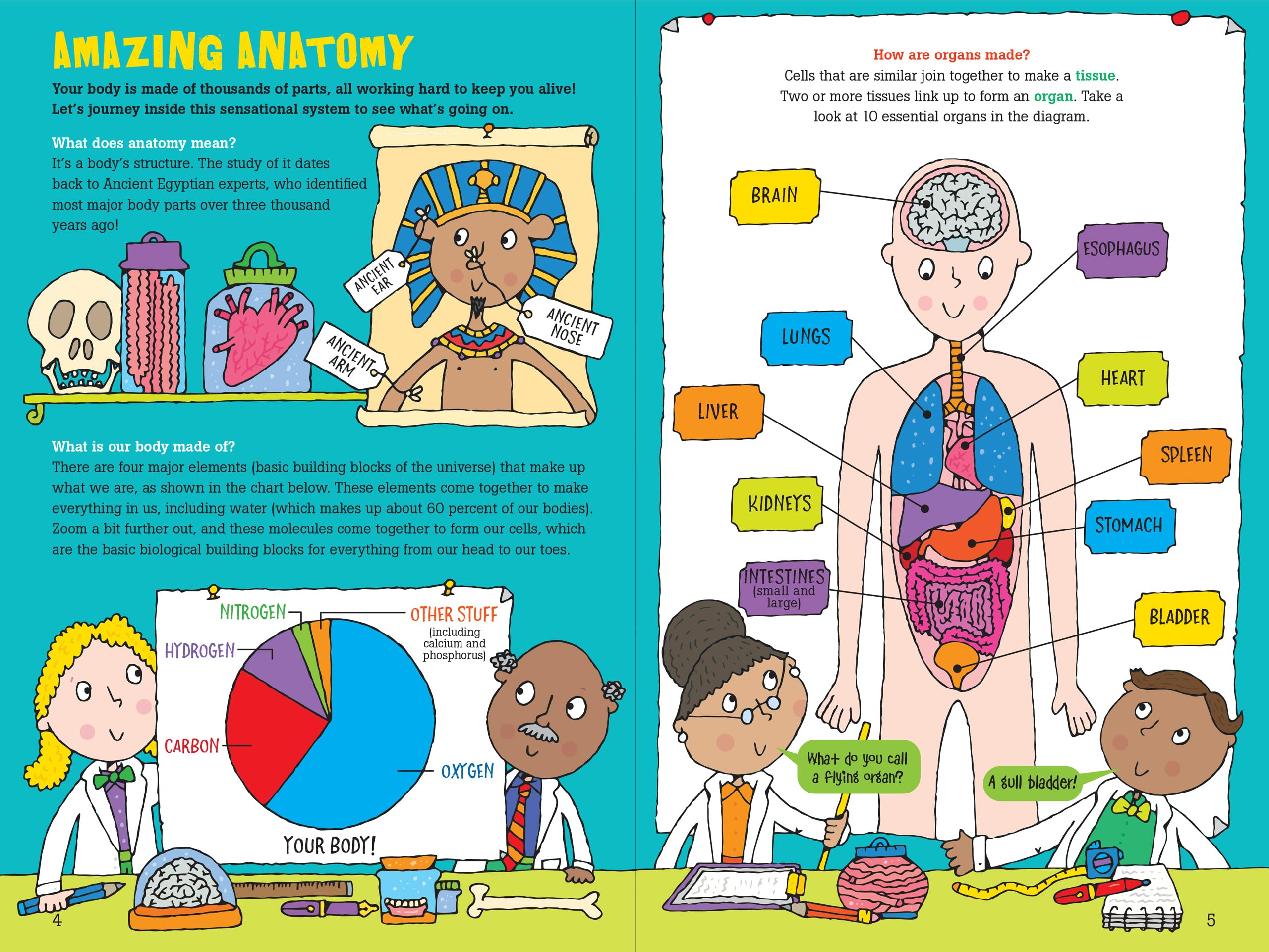 100 Questions About The Human Body - Fun & Educational Human Anatomy Book for Kids - Perfect for Homeschooling & Science Learning
