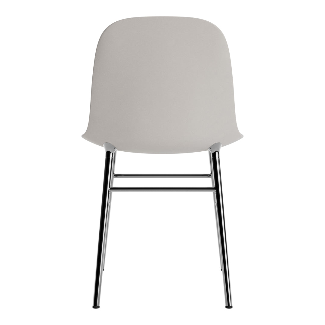 Modern Form Chair with Sturdy Metal Legs - Ergonomic Design for Home, Office & Dining Room Comfort