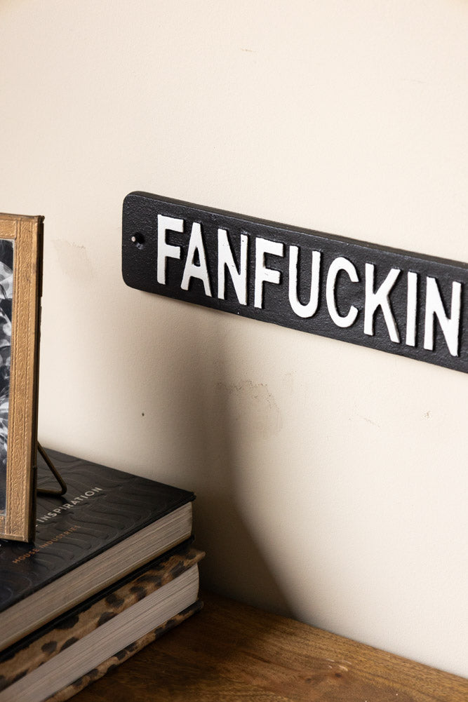 Funny Fanfuckintastic Sign - Hilarious Home & Office Decor for Gifts, Parties & Man Cave